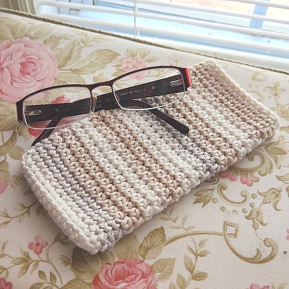 Hand Crafted Accessories - Crocheted Eyeglasses case